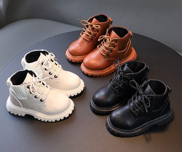 Autumn and Winter Fashion Children’s Boots Boys’ Martin Boots Girls’ Vintage Snow Boots Baby Snow Boots Warm and Non slip Boys’ Boots